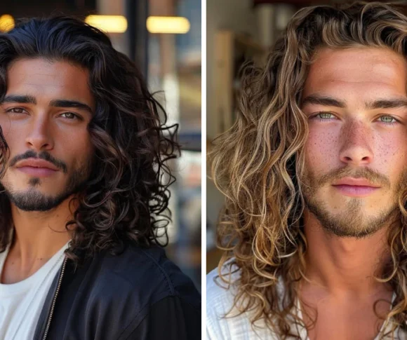 Stylish Long Curly Haircuts for Men Effortless & Bold Styles