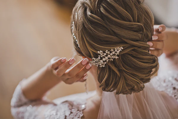 Textured Bridal Bun