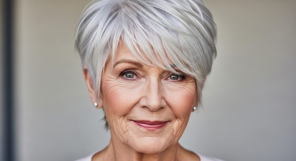 Textured Pixie with Choppy Bangs