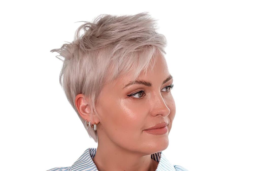 Textured Platinum Pixie