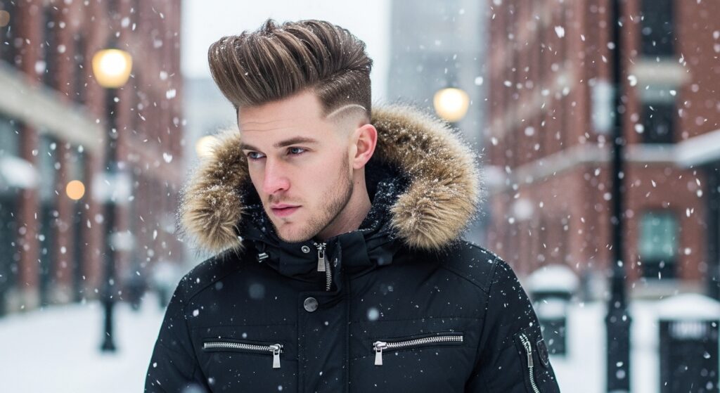 Textured Quiff Fade