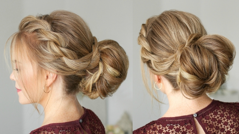 Textured Twisted Bun