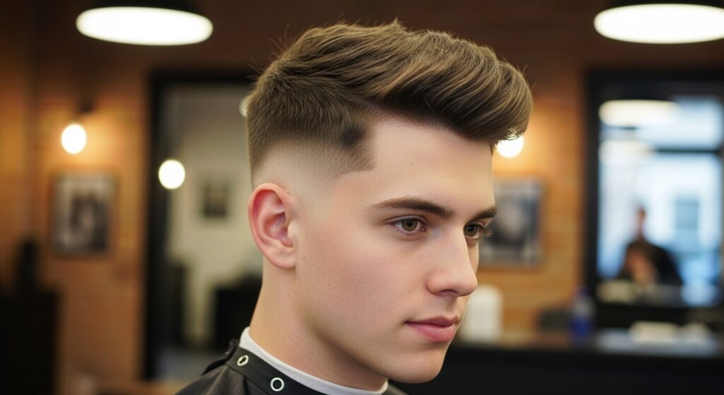 Undercut with Mid Fade and Short Top