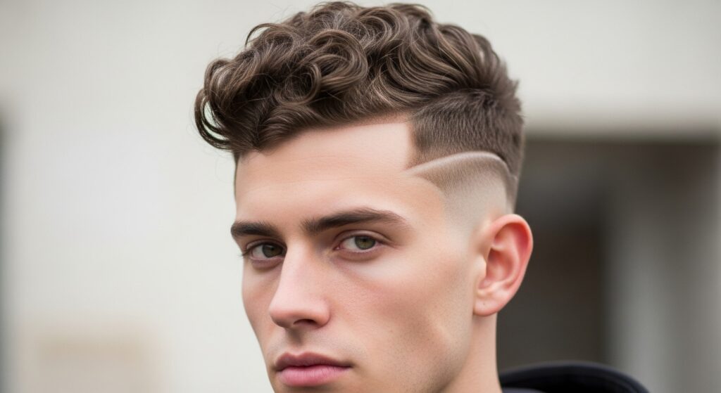 Undercut with Short Curly Top