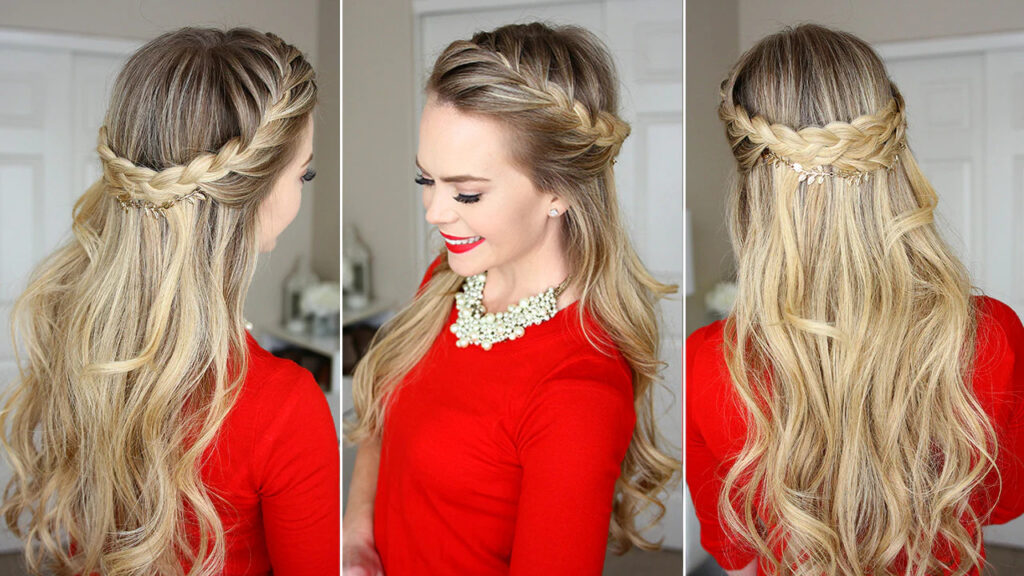 Vibrant Braided Crown