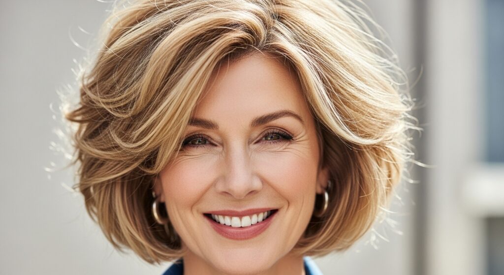 Voluminous Choppy Bob