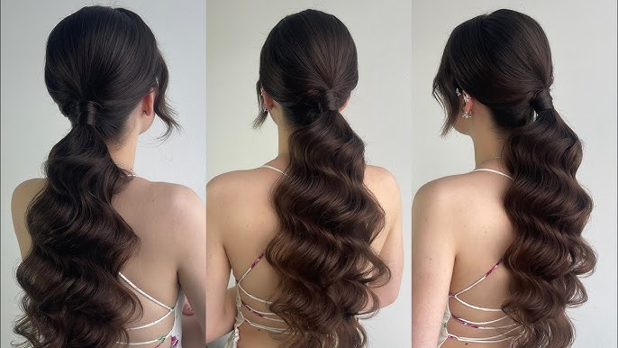Wavy Low Ponytail