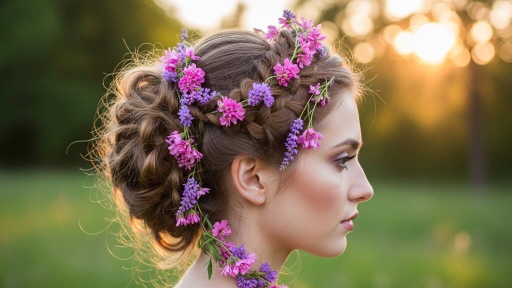 Wildflower Fantasy Updo