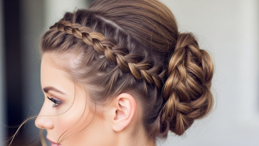 Amazing Side Braided Updo