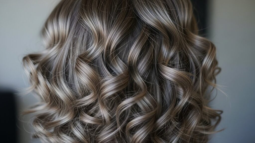 Ashy Mushroom Brown Curls