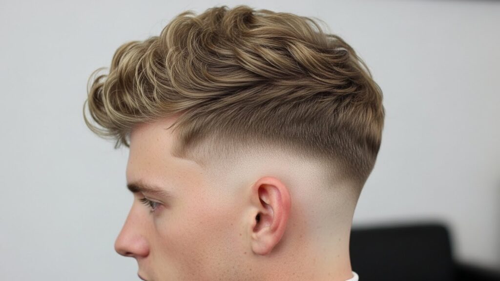 Blond Curls Fade Vibes