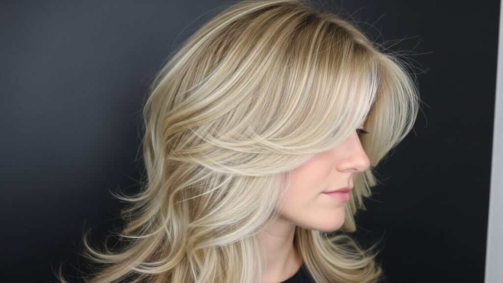 Blonde Wispy Waves