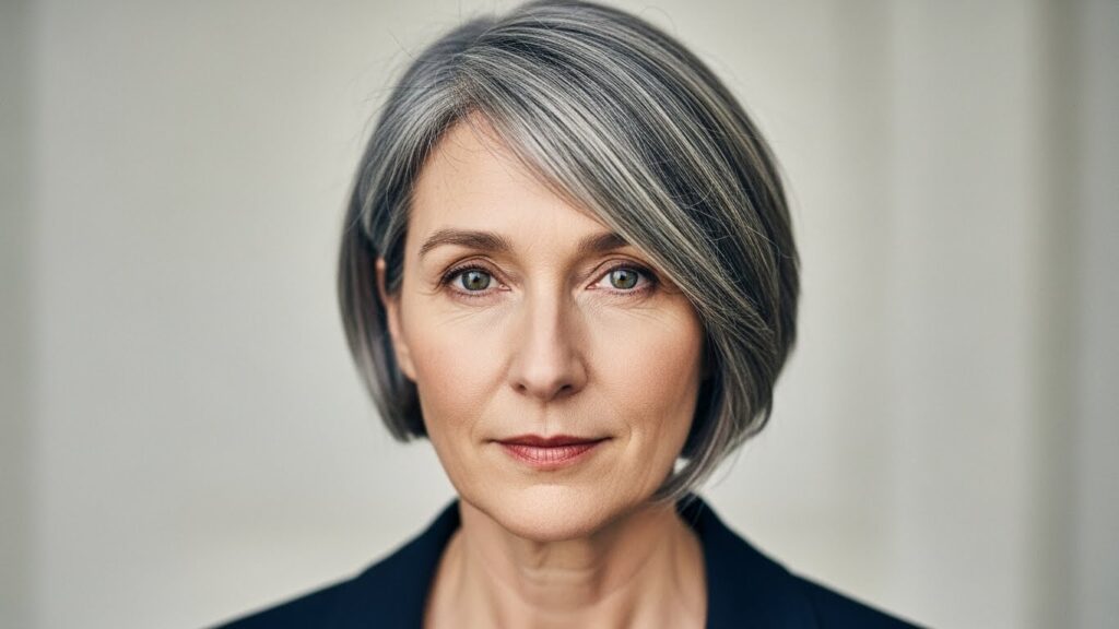 Bob With Side-Swept Fringe