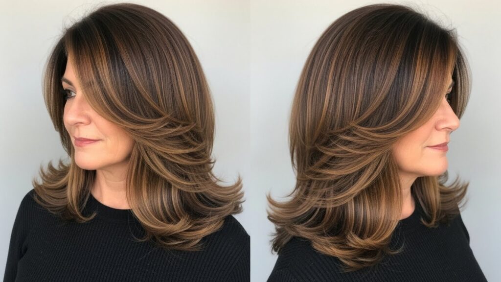 Chocolate Brown Balayage