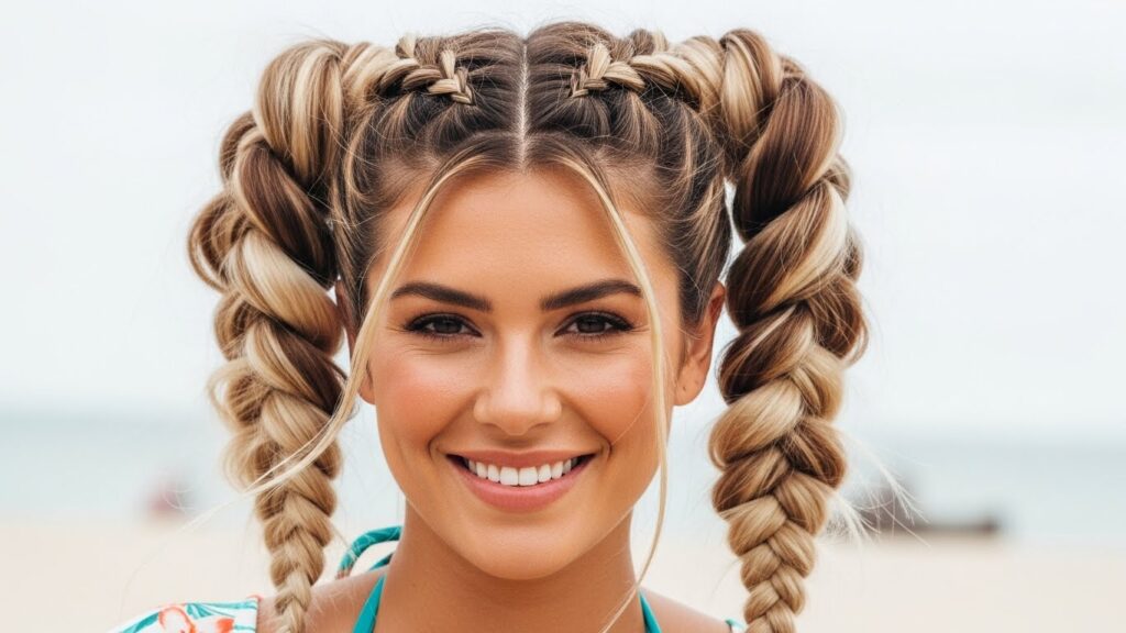 Chunky Braided Pigtails Cool