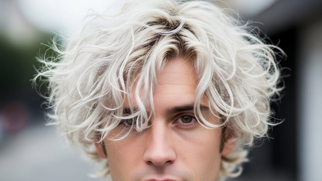 Cool Blonde Curls Defined