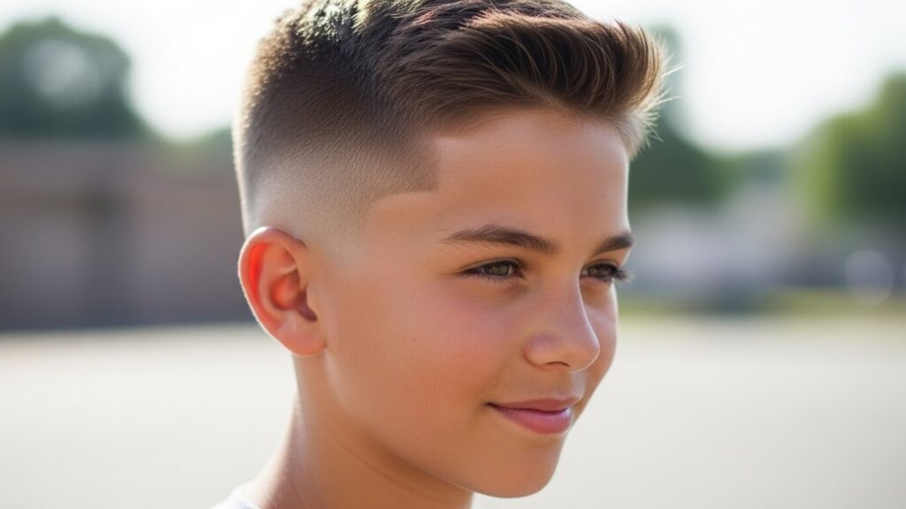 Crew Cut with High Fade