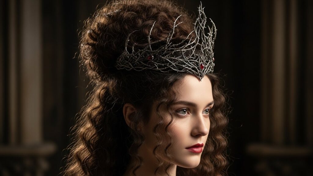 Curly Vampire Crown