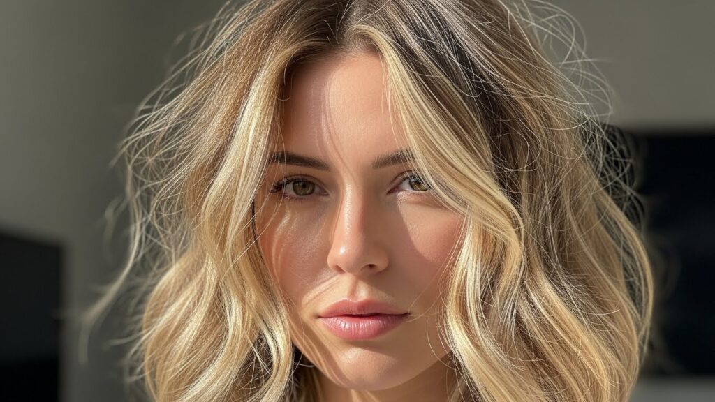 Dark Blonde Beachy Waves