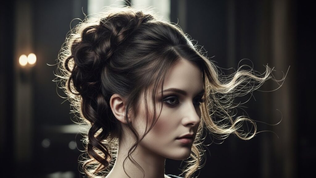 Dark Romantic Updo