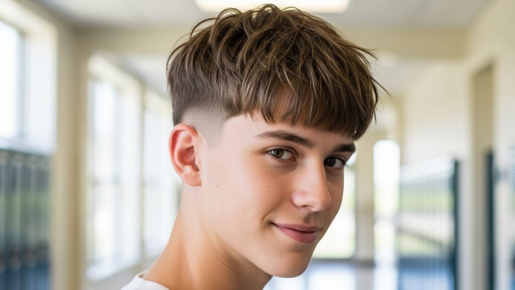 Fresh Choppy Fringe Style