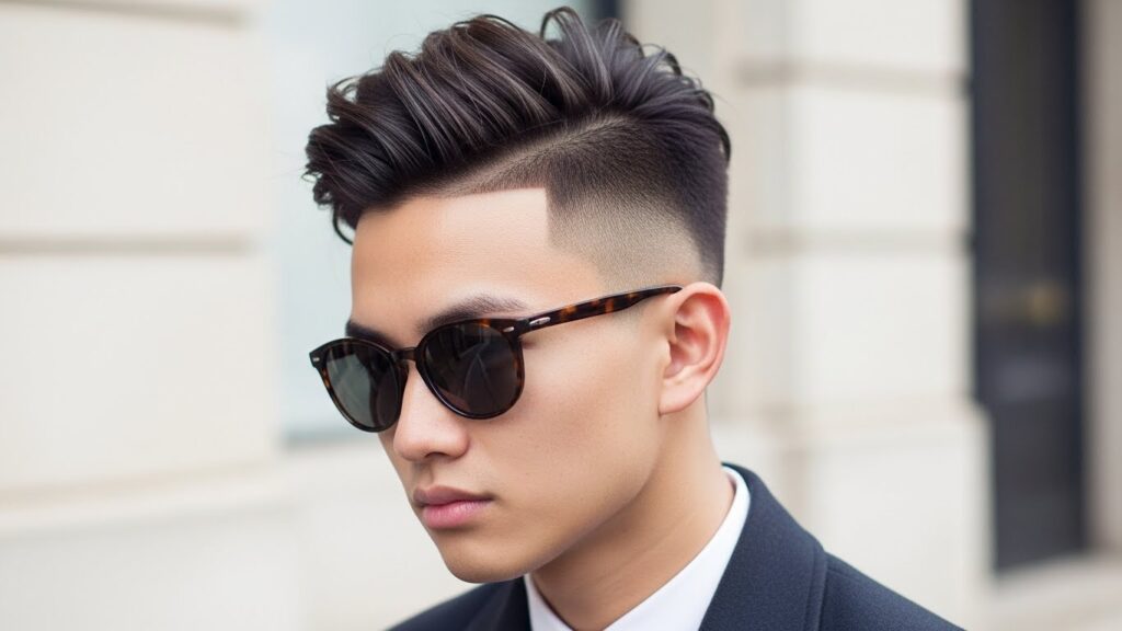 Fresh Undercut Swept Back