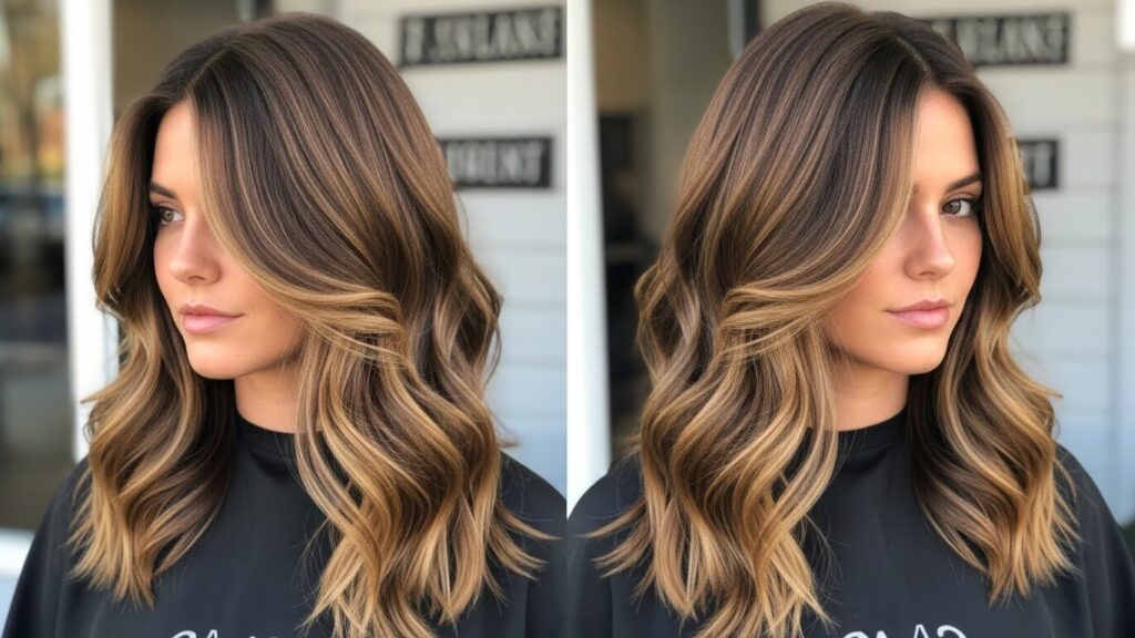 Layered, Wavy Haircut