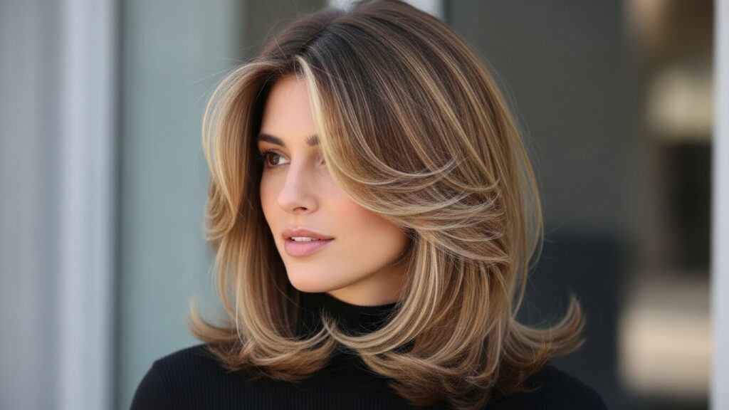 Long Highlighted Bob