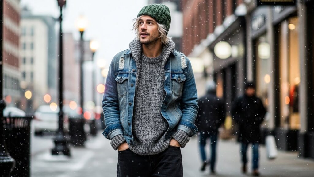 Loose Platinum Casual Look