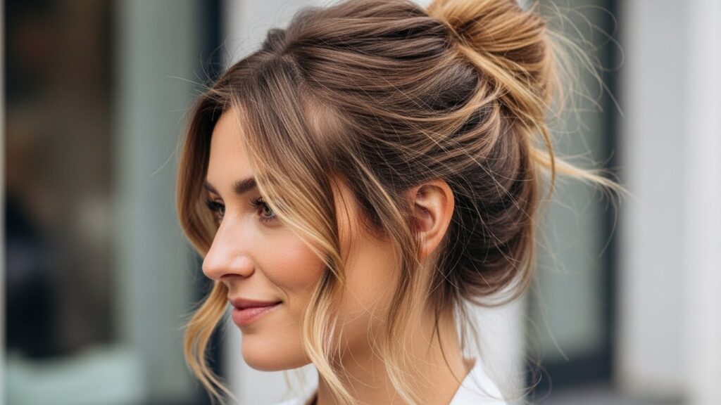 Messy Bun Casual Look
