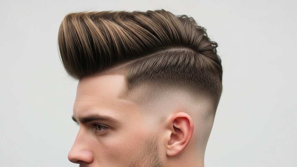 Modern Pompadour Undercut