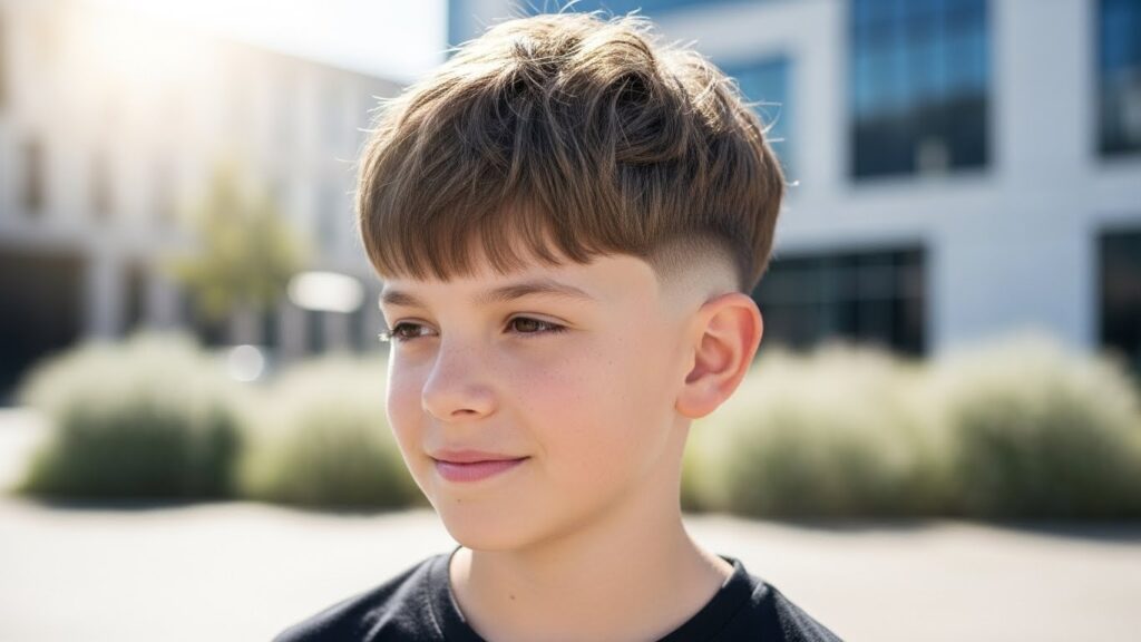 Modern Textured Bowl Cut