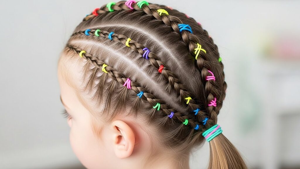 Mohawk Braided Ponytail