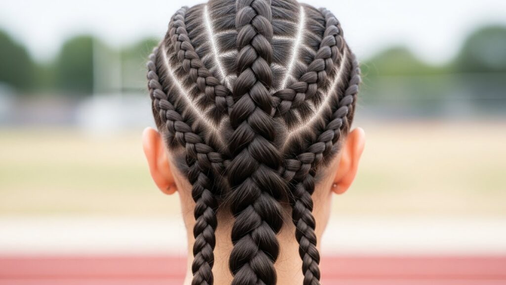 Multiple French Braid Plait