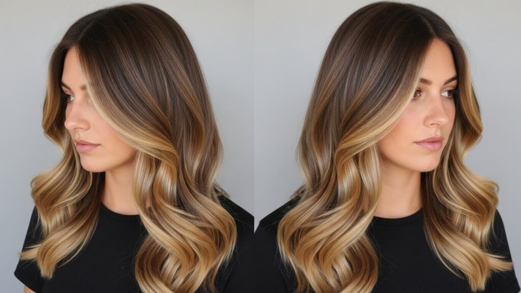 Natural Mushroom Brown Balayage