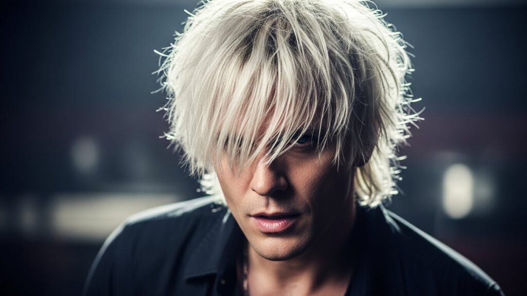 Platinum Rockstar Textured Fringe