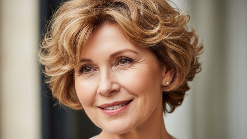 Short Curly Pixie Haircut