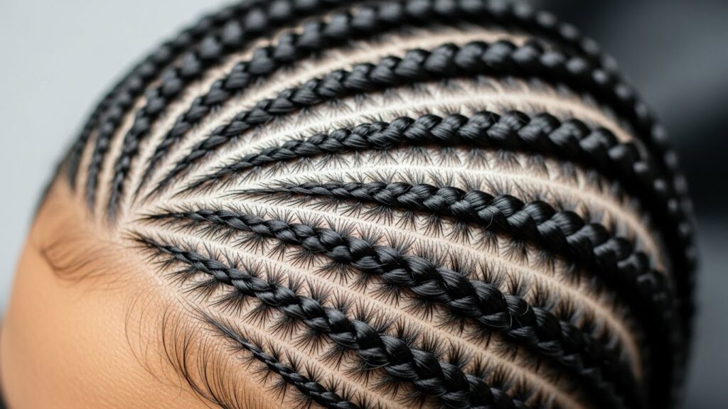 Sleek Cornrow Edges