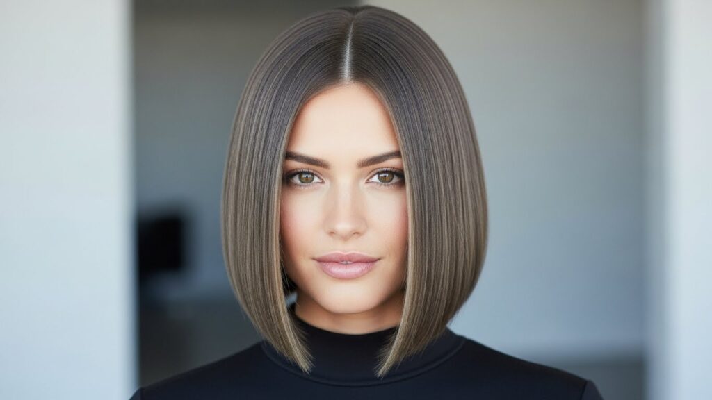 Straight Mushroom Brown Bob