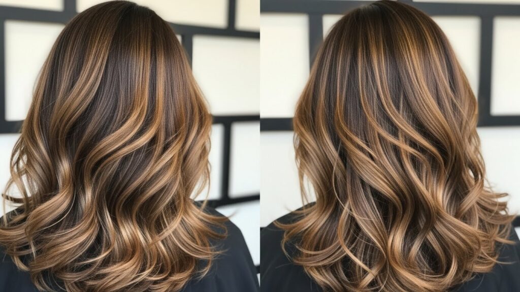 Stylish Mushroom Brown Waves