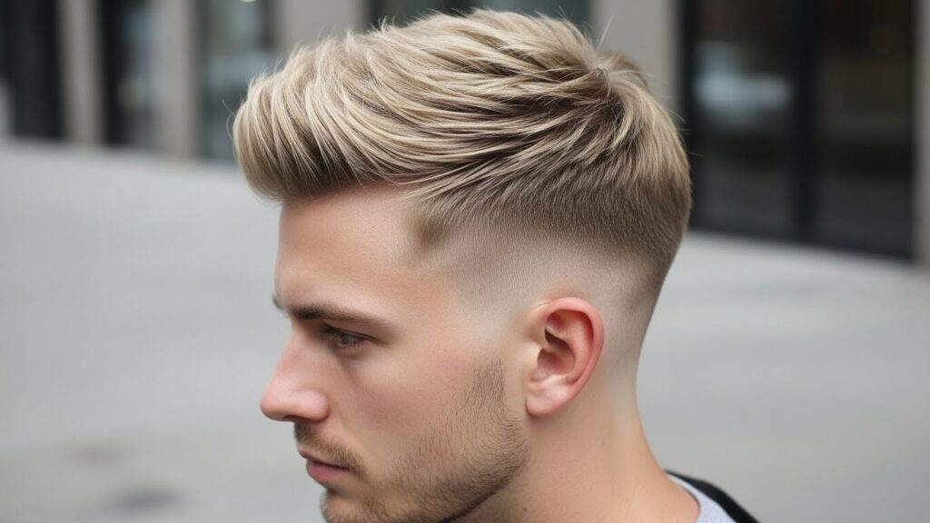 Textured Crop Blonde Finish