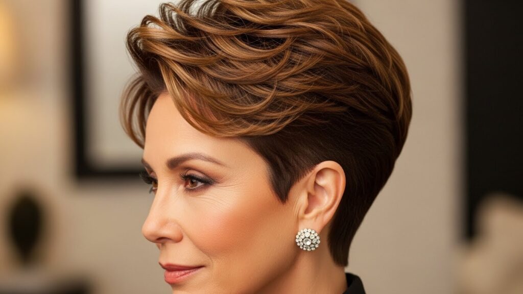 Textured Crown Tapered Sides