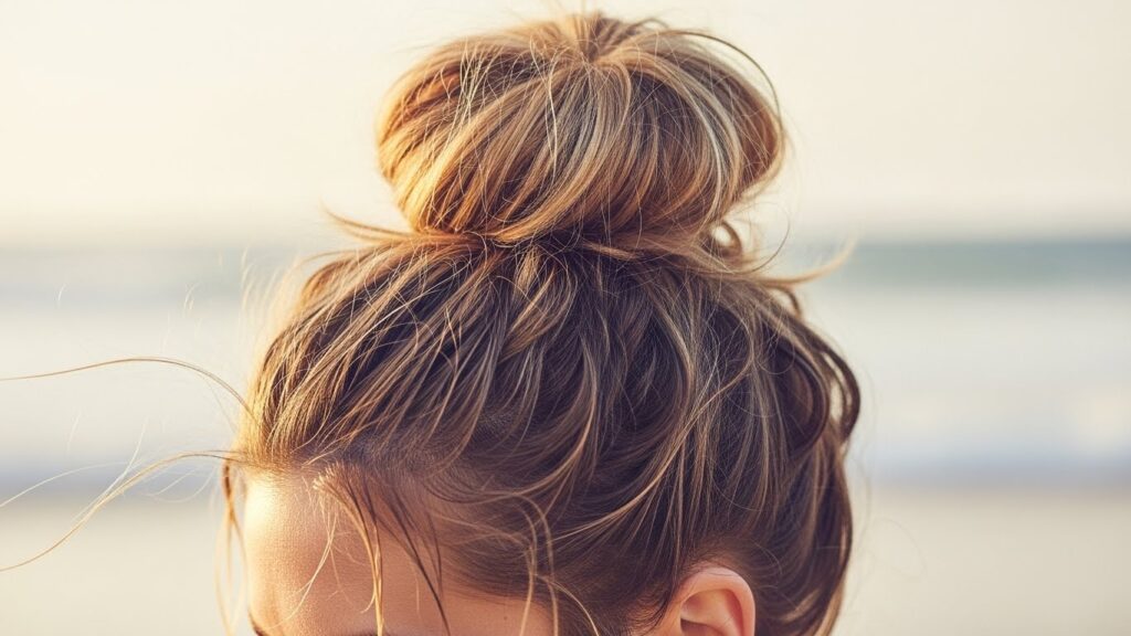 Textured High Bun