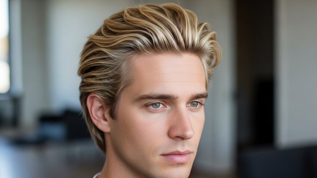 Textured Layers Brushed Back