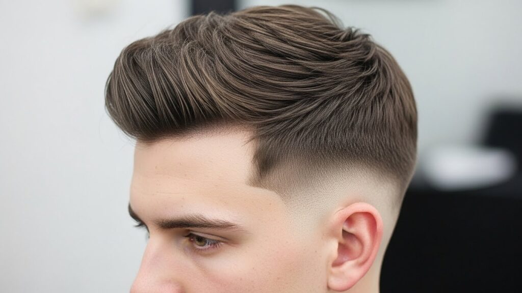 Textured Modern Side Sweep