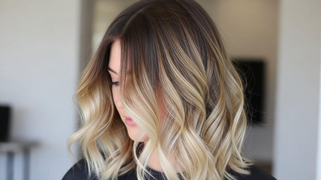 Textured Ombre Waves