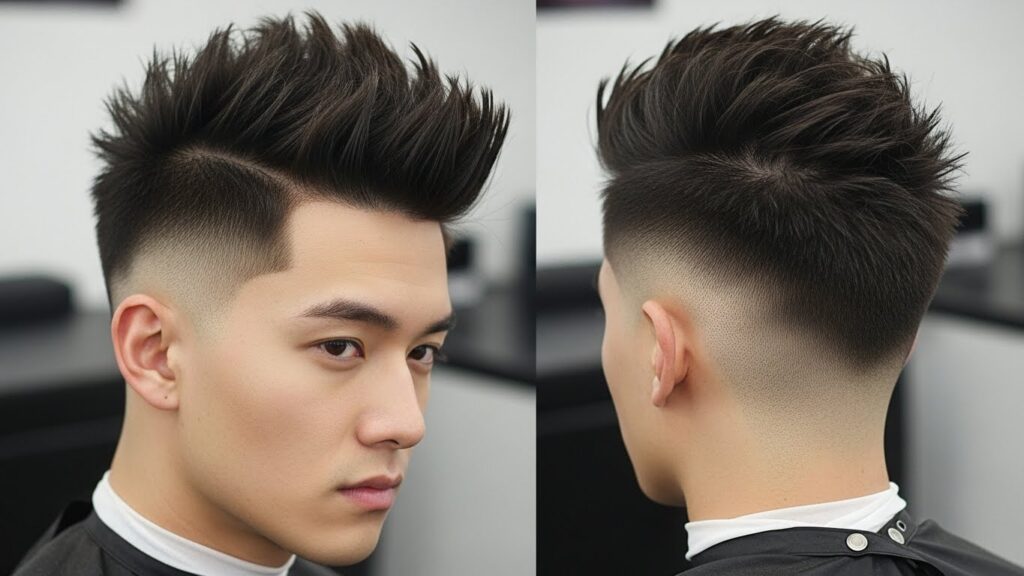 Textured Spiky Mid Fade