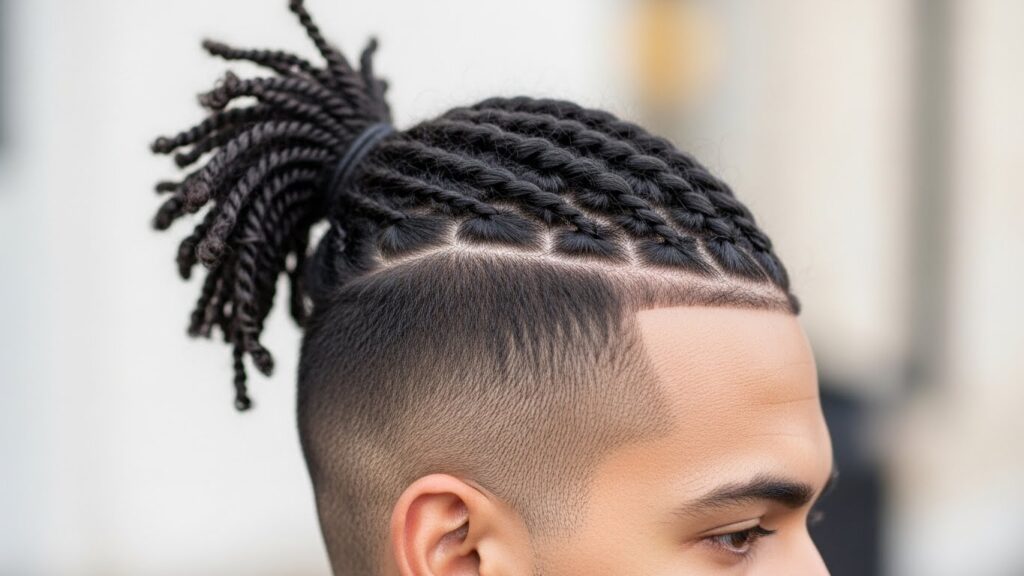 Twist Updo for Short Hair