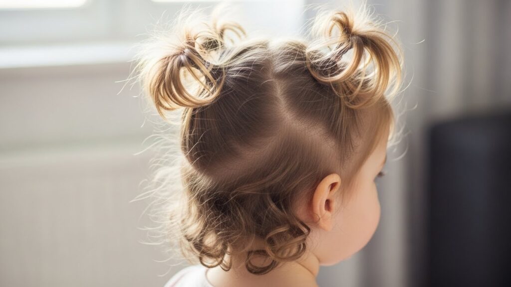 Twisted Half-Up Pigtails