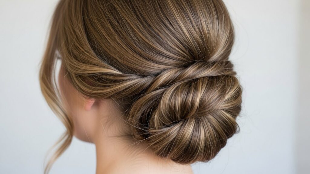 Twisted Low Bun